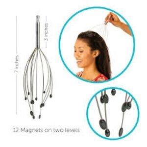 Scalp Massager with Black Tips